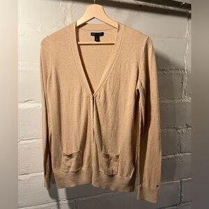 Tommy Hilfiger women’s summer cardigan tan size M